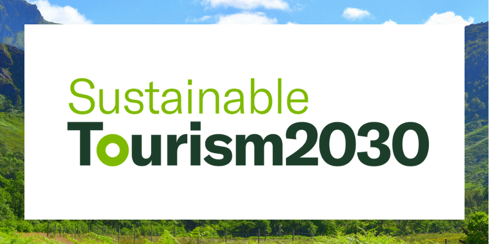 Sustainable Tourism 2030 banner